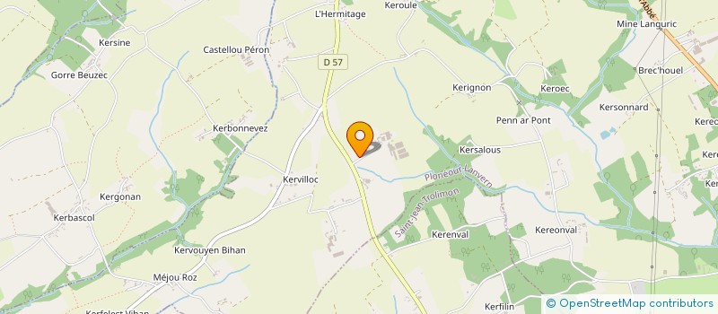 localisation de l'entreprise MADAME CARLYNE RIOU  PLONEOUR-LANVERN