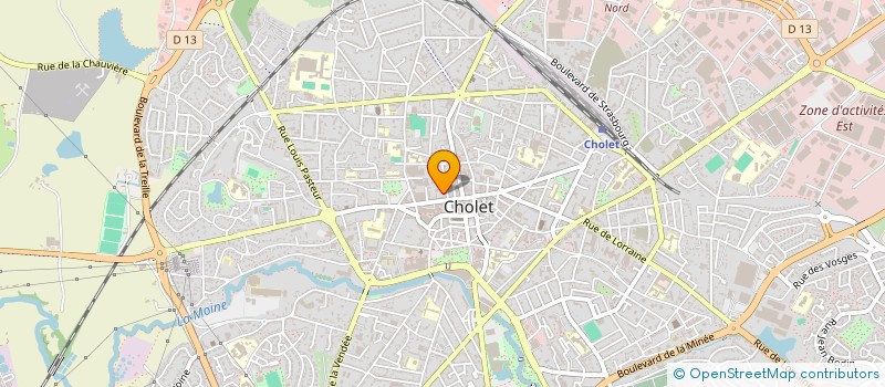 localisation de l'entreprise MADAME CARLYNE TADDEI à CHOLET