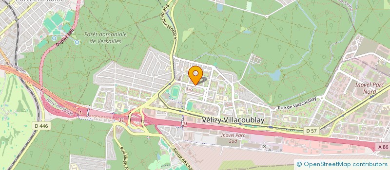 localisation de l'entreprise MADAME CARLYSE CLOUZEAU  VELIZY-VILLACOUBLAY