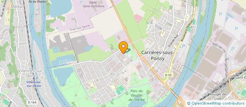 localisation de l'entreprise MADAME CARMEL MONGHA ALIMASI  CARRIERES-SOUS-POISSY