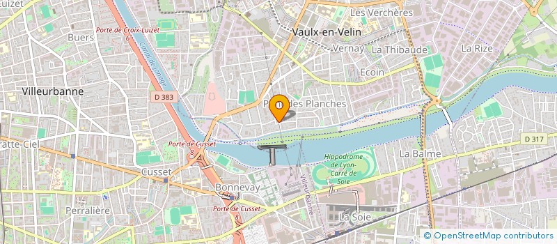 localisation de l'entreprise MADAME CARMELA CLAUDIO CORTES  VAULX-EN-VELIN