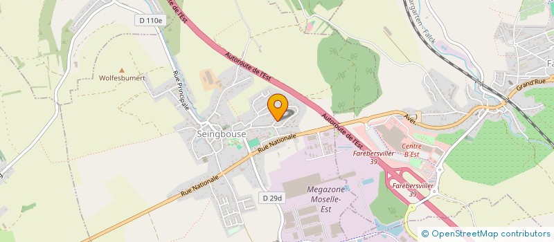 localisation de l'entreprise MADAME CARMELA CONTINO  SEINGBOUSE