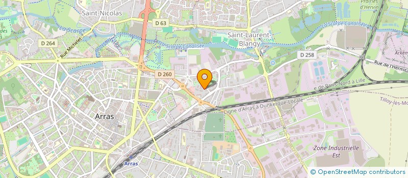 localisation de l'entreprise MADAME CARMELA DE FALCO  SAINT-LAURENT-BLANGY