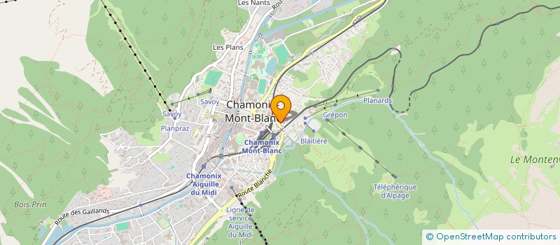 localisation de l'entreprise MADAME CARMELA GIANFALLA à CHAMONIX-MONT-BLANC