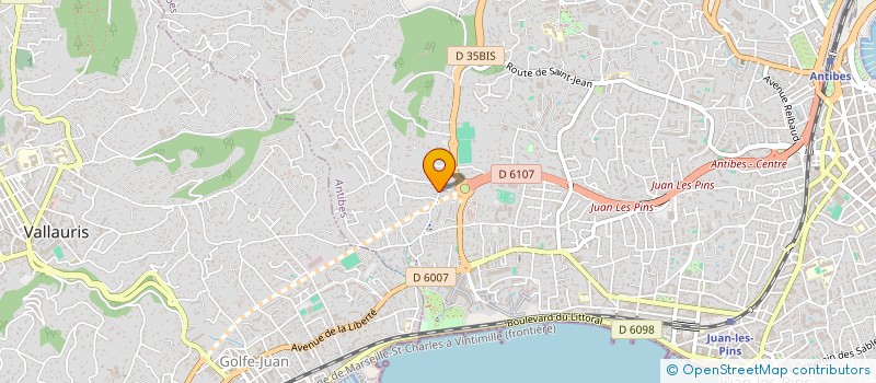 localisation de l'entreprise MADAME CARMELA GUARINO  ANTIBES