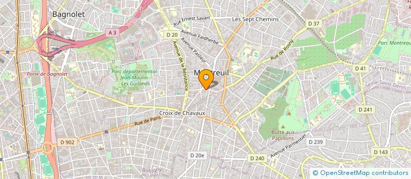 localisation de l'entreprise MADAME CARMELA IANNIBELLI à MONTREUIL