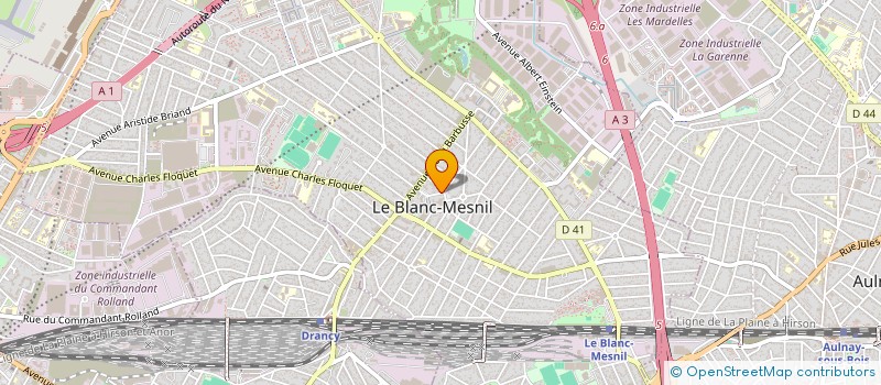 localisation de l'entreprise MADAME CARMELA MALAVASI à LE BLANC-MESNIL