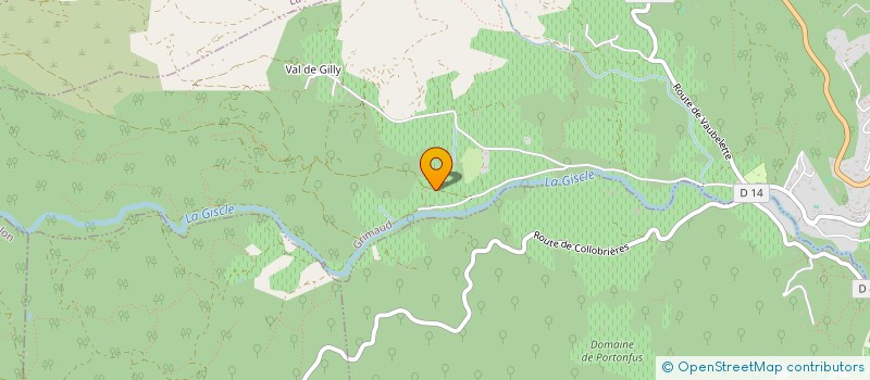 localisation de l'entreprise MADAME CARMELA VITALE  GRIMAUD