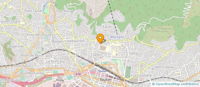 localisation de l'entreprise MADAME CARMELE AMATO  TOULON