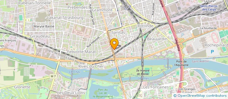 localisation de l'entreprise MADAME CARMELIA CADELIX  TOURS