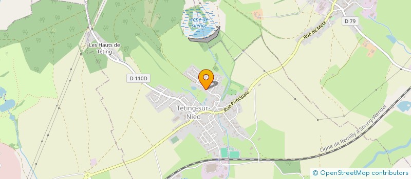 localisation de l'entreprise MADAME CARMELINA CELLINI  TETING-SUR-NIED