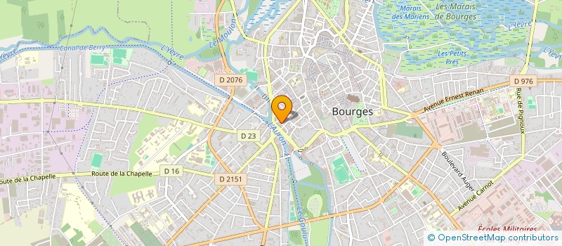 localisation de l'entreprise MADAME CARMELINA ROSSI  BOURGES