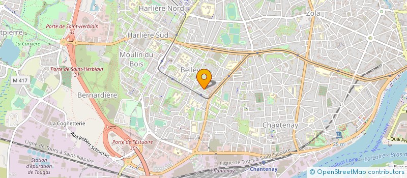 localisation de l'entreprise MADAME CARMELITA LUIZA DA SILVA à NANTES