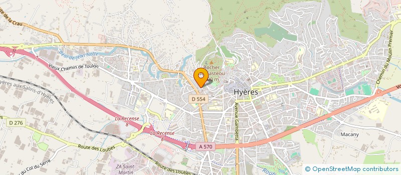 localisation de l'entreprise MADAME CARMELLA CASSANELLO à HYERES