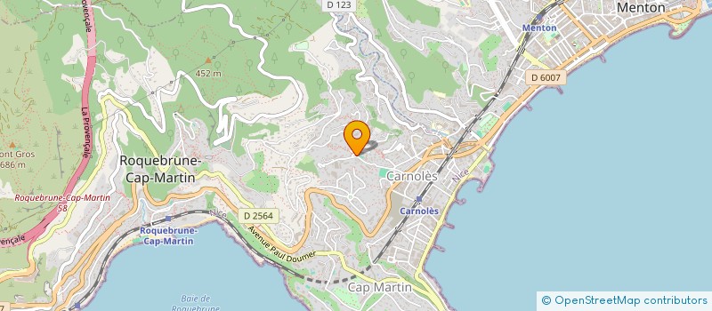 localisation de l'entreprise MADAME CARMELLE AVENOSO  ROQUEBRUNE-CAP-MARTIN
