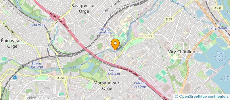 localisation de l'entreprise MADAME CARMELLE SIMON  SAVIGNY-SUR-ORGE