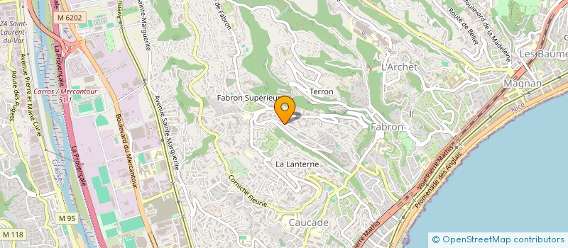 localisation de l'entreprise MADAME CARMEN ALIBERTI à NICE
