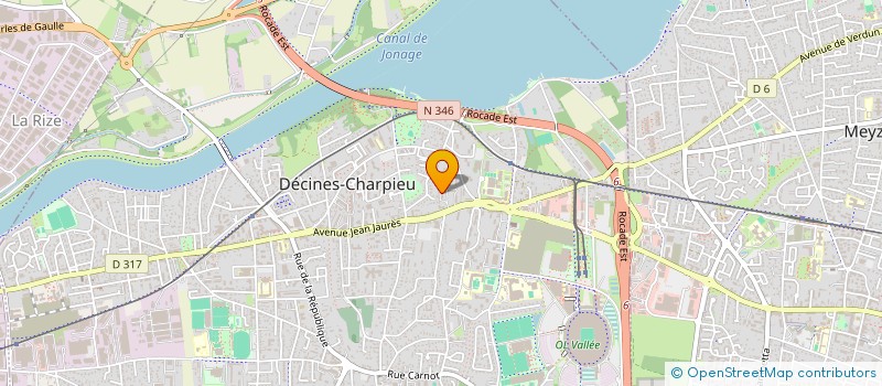 localisation de l'entreprise MADAME CARMEN ARCON MATEO  DECINES-CHARPIEU