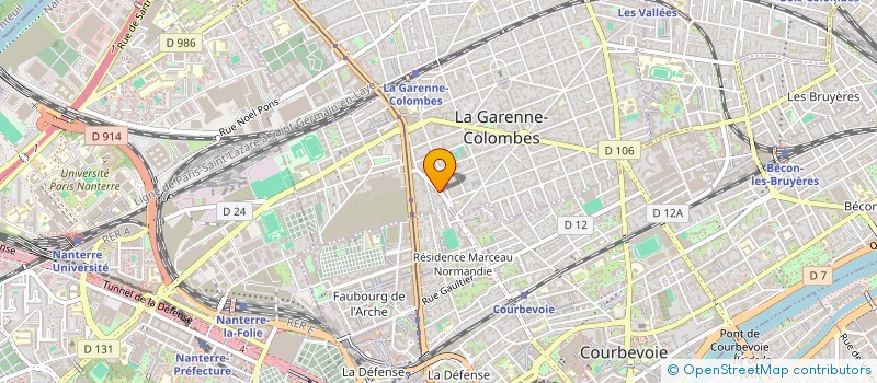 localisation de l'entreprise MADAME CARMEN BERMEJO à LA GARENNE-COLOMBES
