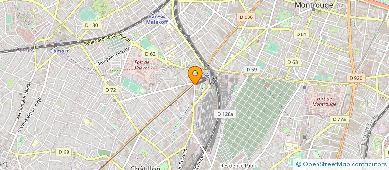 localisation de l'entreprise MADAME CARMEN CALANDRA  CHATILLON