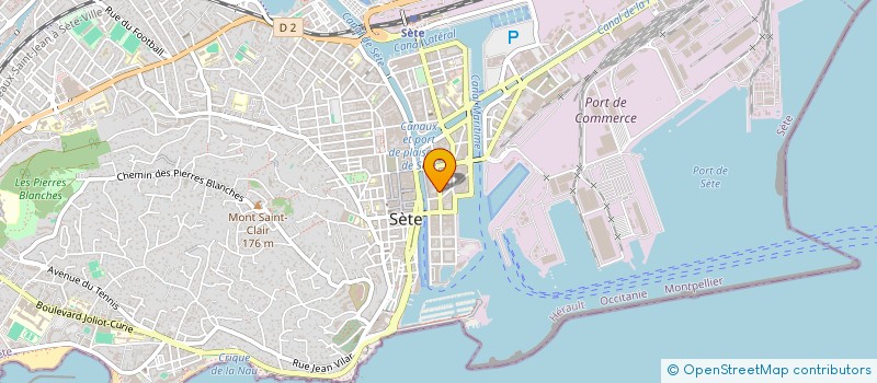 localisation de l'entreprise MADAME CARMEN CARBONNEL  SETE