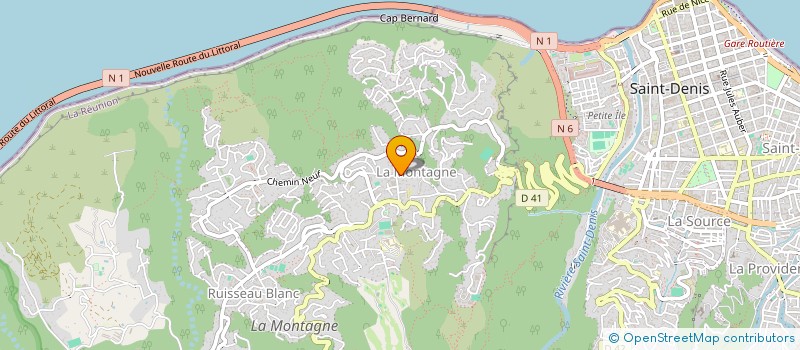 localisation de l'entreprise MADAME CARMEN CARRILLO à SAINT-DENIS