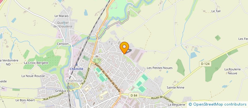 localisation de l'entreprise MADAME CARMEN CHARLOS  CHEMILLE-EN-ANJOU