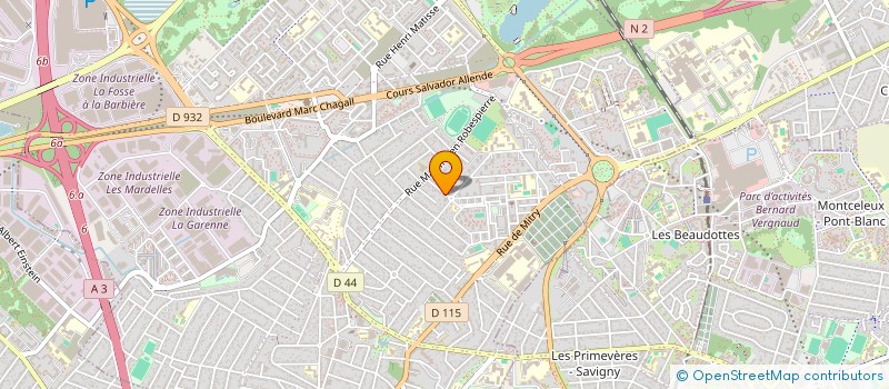 localisation de l'entreprise MADAME CARMEN COMANESCU à AULNAY-SOUS-BOIS