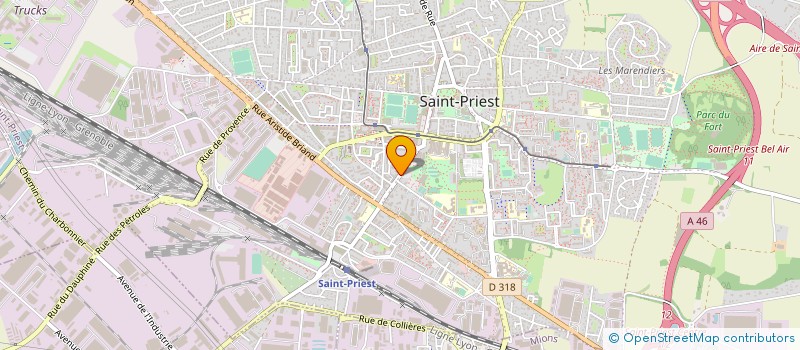 localisation de l'entreprise MADAME CARMEN CRISTEA  SAINT-PRIEST