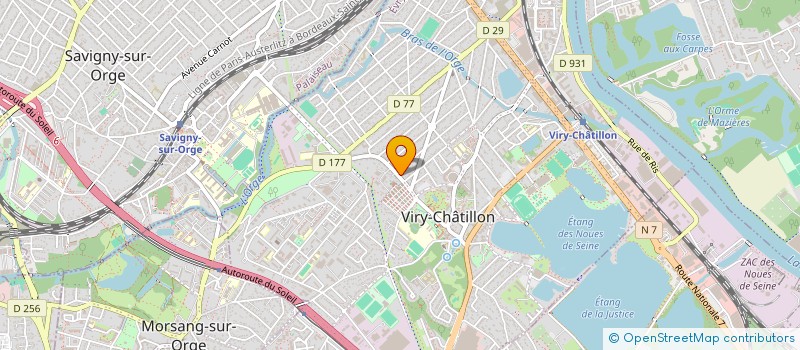 localisation de l'entreprise MADAME CARMEN CRUZATE MUNOZ à VIRY-CHATILLON