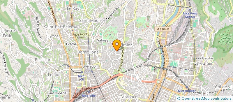 localisation de l'entreprise MADAME CARMEN DECELIS à NICE