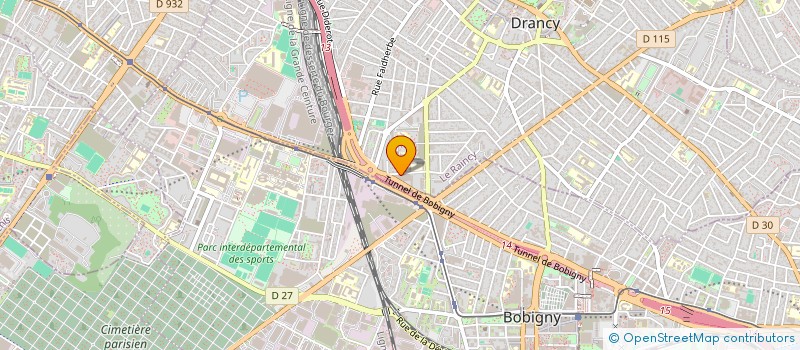 localisation de l'entreprise MADAME CARMEN DECENDRE  DRANCY