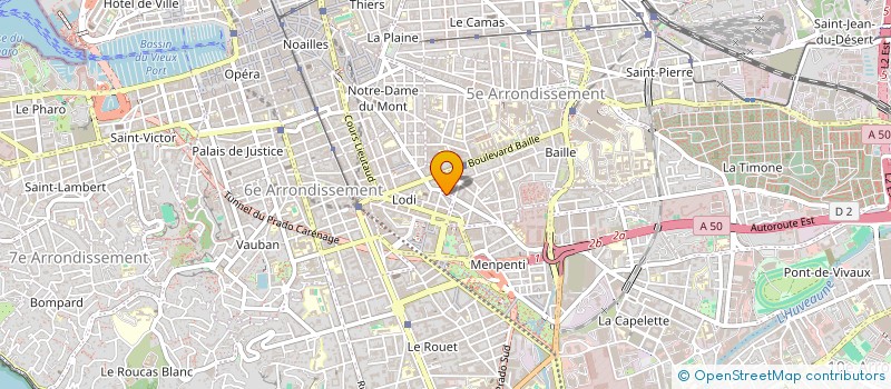 localisation de l'entreprise MADAME CARMEN DELGOBE à MARSEILLE