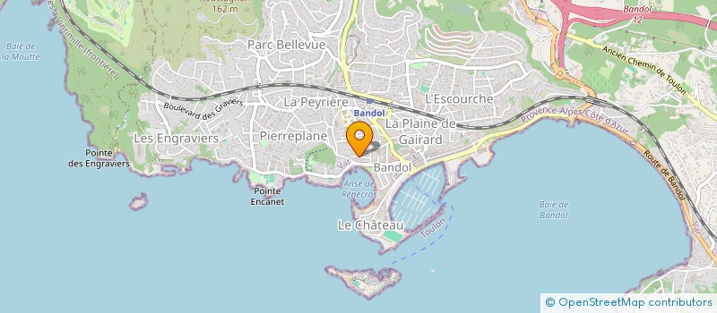 localisation de l'entreprise MADAME CARMEN DIAZ à BANDOL