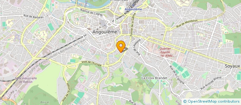 localisation de l'entreprise MADAME CARMEN DIAZ à ANGOULEME