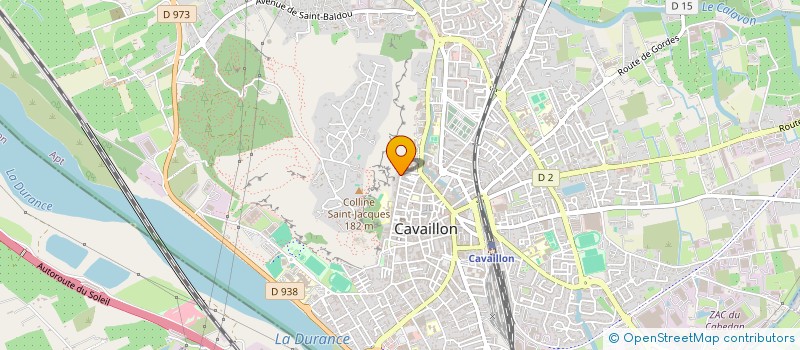 localisation de l'entreprise MADAME CARMEN DIAZ JIMENEZ  CAVAILLON