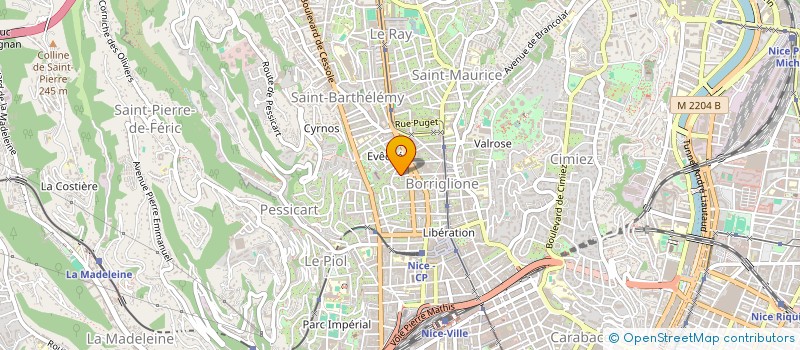 localisation de l'entreprise MADAME CARMEN DIEL à NICE