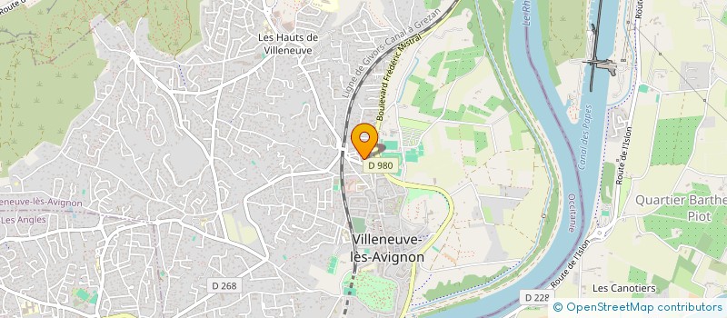 localisation de l'entreprise MADAME CARMEN ESTRADA  VILLENEUVE-LES-AVIGNON