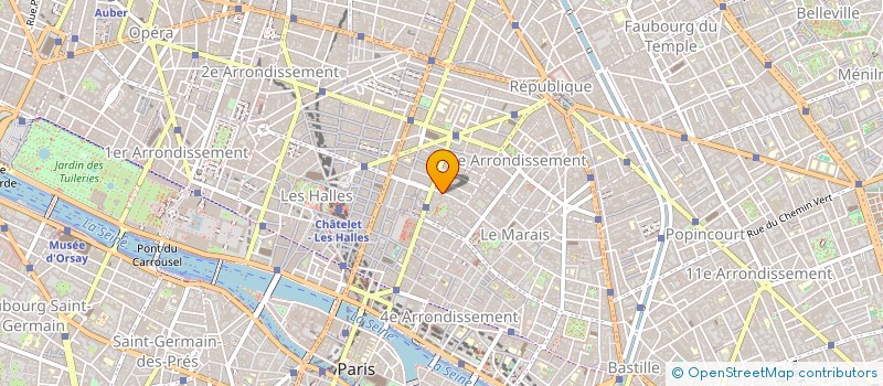 localisation de l'entreprise MADAME CARMEN FABULET à PARIS