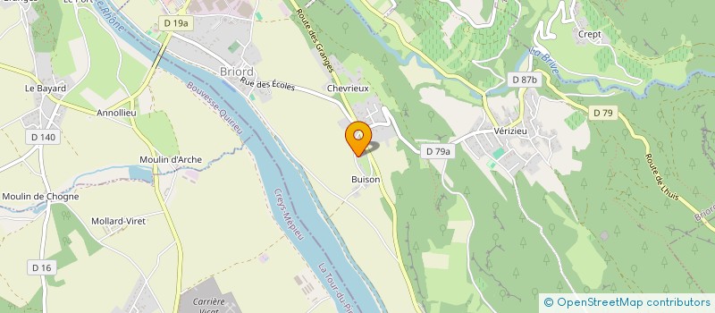 localisation de l'entreprise MADAME CARMEN FERNANDEZ  BRIORD