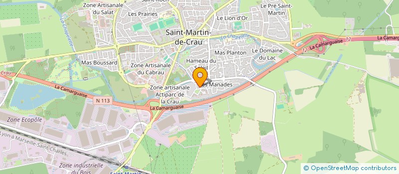 localisation de l'entreprise MADAME CARMEN FERNANDEZ à SAINT-MARTIN-DE-CRAU