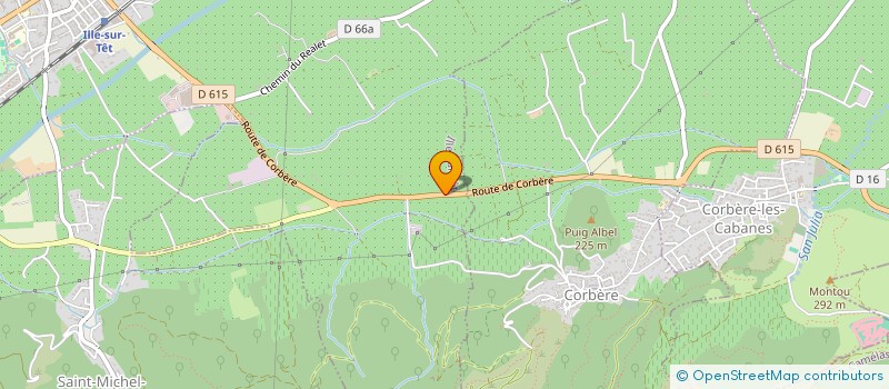 localisation de l'entreprise MADAME CARMEN FERNANDEZ à ILLE-SUR-TET