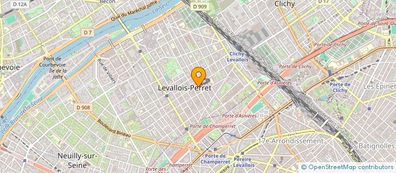 localisation de l'entreprise MADAME CARMEN FLUCUS à LEVALLOIS-PERRET