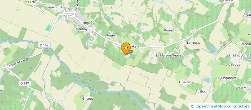 localisation de l'entreprise MADAME CARMEN GABARROCA  SAINT-MARTIN-D ARMAGNAC