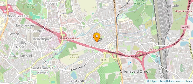 localisation de l'entreprise MADAME CARMEN GARCIA AFFRICOT  VILLENAVE D ORNON