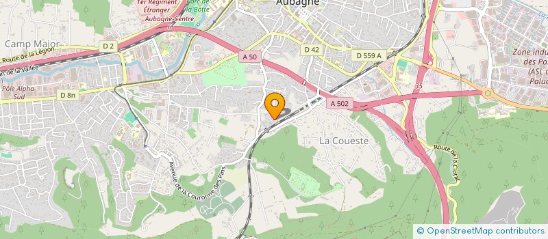 localisation de l'entreprise MADAME CARMEN GIANGRANDE à AUBAGNE