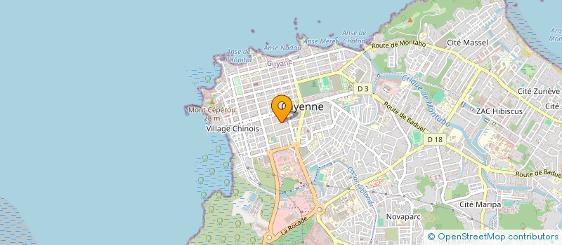 localisation de l'entreprise MADAME CARMEN GONZALES VASQUEZ  CAYENNE