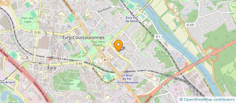 localisation de l'entreprise MADAME CARMEN GONZALEZ à EVRY-COURCOURONNES