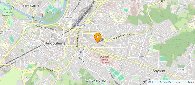 localisation de l'entreprise MADAME CARMEN GRAFF à ANGOULEME