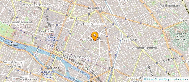 localisation de l'entreprise MADAME CARMEN GUEVARA HERRERA  PARIS